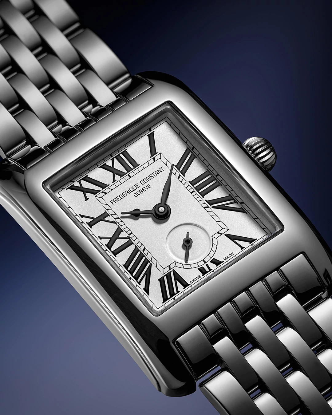 Classics Carrée Small Seconds Watch FC-235S2C6B | Frederique Constant